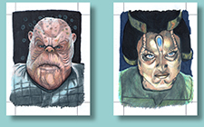 Star Trek Sketch cards